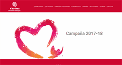 Desktop Screenshot of caritasburgos.es